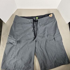 NWT Quiksilver Men's Gray Cargo Board Shorts